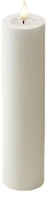 Produktbild von Deluxe Homeart Stumpenkerze LED Weiß (5x20cm)