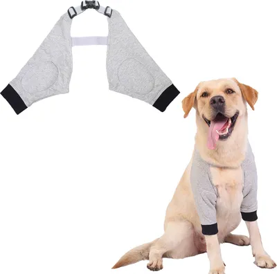 Produktbild von Weich gepolsterte Ärmel zur Genesung der Vorderbeine von Hunden, Ellenbogenbandage für Hunde, Schutz für Beinwunden von Haustieren