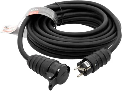 Zdjęcie produktu dla Przedłużacz IP44, 10 metrów, kabel Ho7rn-F, 3G1,5 mm²