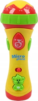 Produktbild von Musikalisches Mikrofon für Kinder - Spielzeugmikrofon mit Melodien Batteriebetrieben Geschenk