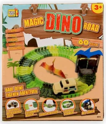 Image de Ensemble de dinosaures Magic Road 60 pièces 8816