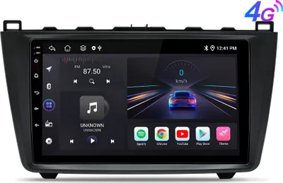Produktbild von Wbudowane urządzenia nawigacyjne Für Mazda6 GH 2007-2012 carplay Autoradio GPS Navi USB BT Android13 DAB+ 4+64G SWC WIFI 8kern 4G