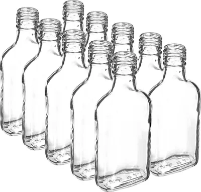 Zdjęcie produktu dla butelka piersiówka  200ml na wódkę 10szt. | 631410