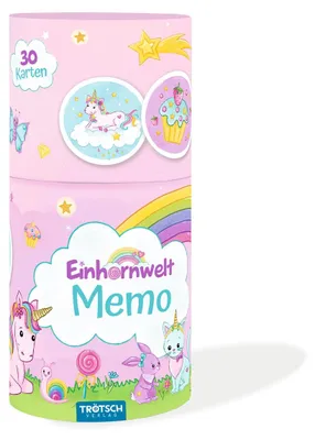 Produktbild von Trötsch Memo Spiel Einhornwelt