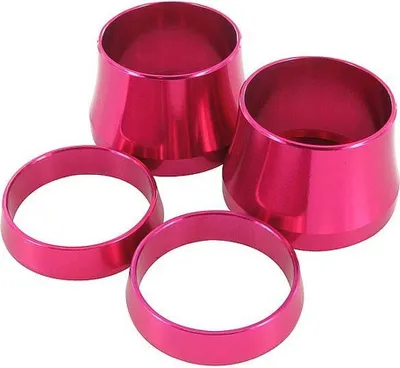 Produktbild von CNC-Ring-Set für Lenkergriffe STR8 - pink