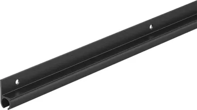Produktbild von Aluminium Zeltschiene in Schwarz 180 Grad 100 cm für 7–8 mm Keder geeignet für Wohnwagen Wohnmobil und Caravan