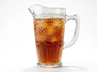 Produktbild von Glaskaraffe - 1,2 Liter - Mit Henkel - Elegant