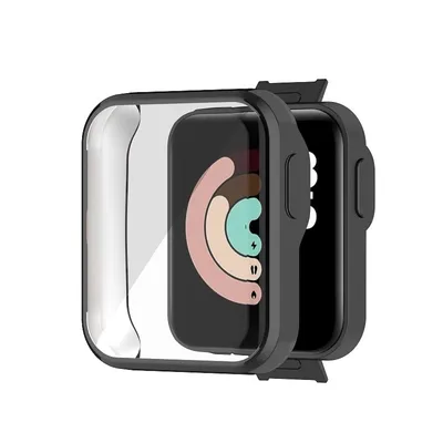 Immagine prodotto di Per Xiaomi Redmi Watch copertura completa placcatura TPU trasparente Schutz