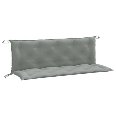 Obrázok produktu pre vidaXL Vankúše na záhradné lavice 2 ks. Melanžová svetlosivá látka 150x50x7 cm
