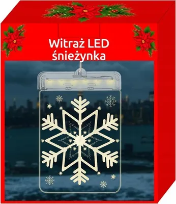 Produktbild von Malatec 17223 Hängende 3D-LED-WeihnachtsNachbildungation, leuchtende Schneeflocke