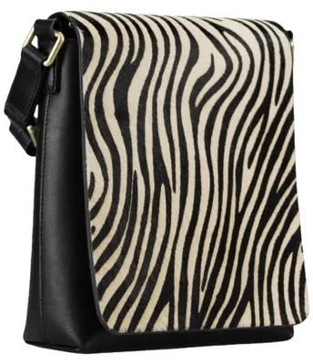 Produktbild von Jost Schultertasche Furry Zebra Shoulder Bag S 21 x 21 x 6