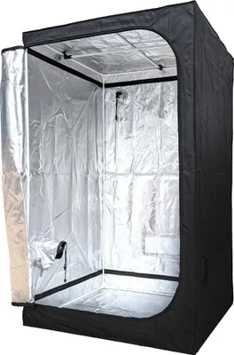 Produktbild von GROWTECH Growzelt Growbox 120x120x200 cm Zuchtzelt Indoor-Gewächshaus Zuchtschrank Anzucht Pflanzen Gemüse Kräuter Tomaten Cannabis Hydrokultur