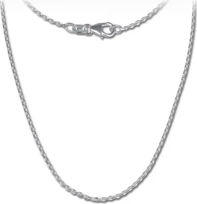 Produktbild von SilberDream Halskette 55cm Ankerkette 925er Silber Schmuck silber SDK21155