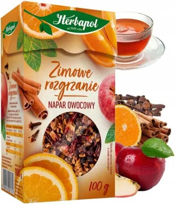 Obrázok produktu pre Herbapol Zimný čaj voľne balený 100 g – voľne balená zmes zimného čaju s korením