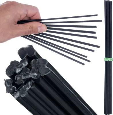 Obrázok produktu pre Rosfix Zvárací Drôt PP, Čierny – Dĺžka 20 cm | Vysoká Kvalita, Teplota Topenia 260 – 330 °C | Pre Automobilové, Priemyselné a Domáce Spotrebiče