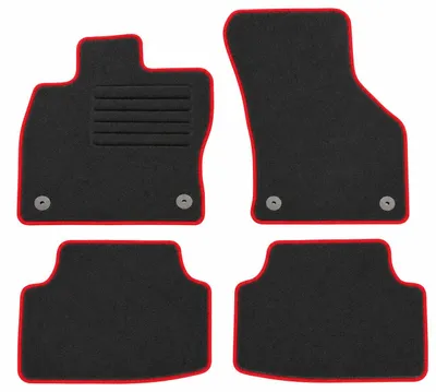 Produktbild von Fußmatten-Set für Skoda Octavia 3 5E, Limo + Kombi, 4-teilig, Schwarz