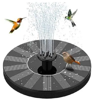 Produktbild von Solarbrunnen - Solarwasserheber - Schwimmender Solarbrunnenpump - Für Garten, Teich, Vogelteich, Wasserattrappe