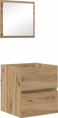Produktbild von Badezimmerschrank Artisan-Eiche 41 x 38,5 x 45 cm Holzwerkstoff