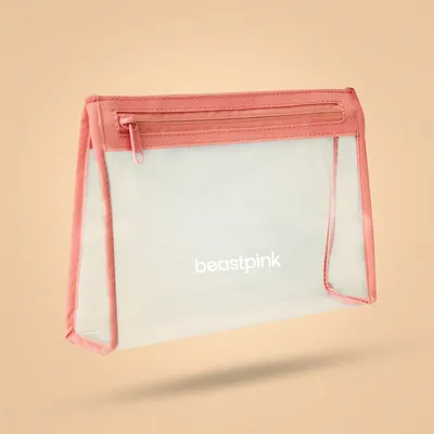 Produktbild von GymBeam - Kulturbeutel in Transparent - BeastPink