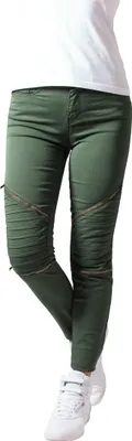 Immagine prodotto di Urban Classics - Pantaloni da motociclista stretch da donna