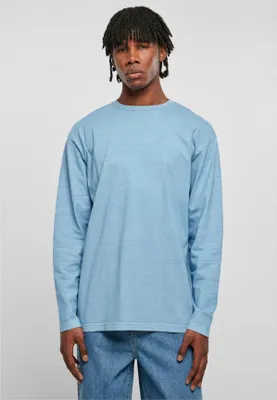 Produktbild von Urban Classics TB5941 | Heavy Oversized Garment Dye Longsleeve Herren - Farbe: horizonblue - Größe: M