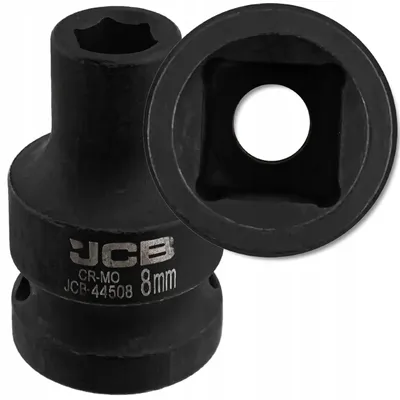 Immagine prodotto di JCB Chiave a bussola 1/2" 8 mm esagonale Cr-Mo CHIAVE a bussola