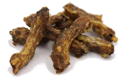 Produktbild von Hähnchenhälse getrocknet 100 Gramm Hundesnack Kausnack Hundeleckerlie getreidefrei für Hunde natürlich ohne Zusätze