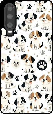 Image de La coque Smartphonica convient pour
  Huawei P30 avec impression de chien - Coque arrière TPU design chien