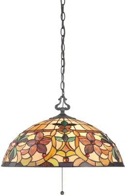 Produktbild von Elstead Kami Pendelleuchte E27 3-fach Vintage-Bronze