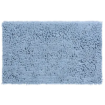 Produktbild von PANA® Chenille Badematten Serie aus Mikrofaser - versch. Varianten, Größe:50 x 80 cm, Farben:Hellblau