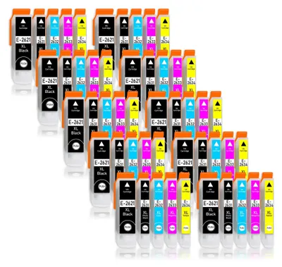 Produktbild von 50er Pack Druckerpatronen 26 26XL kompatibel mit Epson XP-800