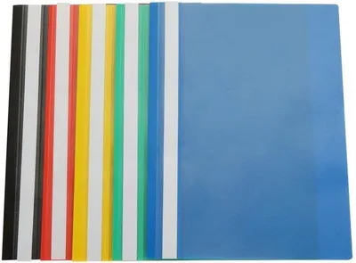 Image de Classeurs en plastique robustes au format A4 (22,5 x 31 cm), 5 couleurs