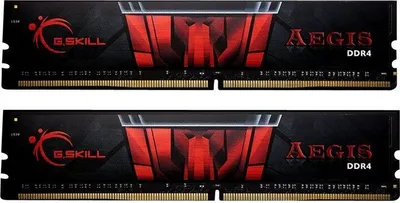 Immagine prodotto di G.Skill AEGIS - DDR4 - Kit - 32 GB: 2 x 16 GB - DIMM 288-PIN - 3200 MHz / PC4-25600 - CL16 - 1,35 V - non bufferizzato - no