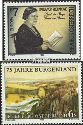 Produktbild von Briefmarken Österreich 1996 Mi 2189,2193 (kompl.Ausg.) gestempelt Europa