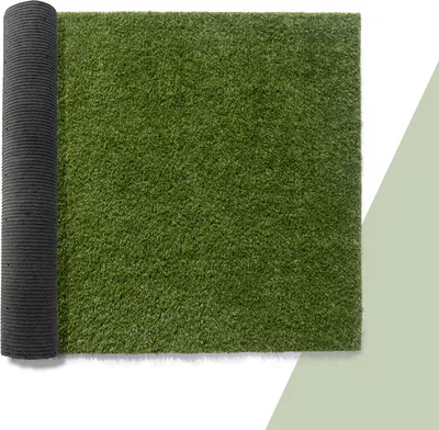 Produktbild von Kunstrasen für Balkon Terrasse Garten Rasenteppich Waschbar Natürlich Weich Grün 200x200cm 14 mm