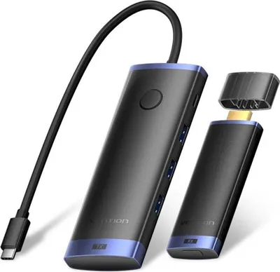 Obrázok produktu pre Vention TPVBB, Dongle kábel, HDMI, Wi-Fi, Wi-Fi 5 (802.11ac), USB 3.2 Gen 1 (3.1 Gen 1), USB Typ-A, USB Typ-C