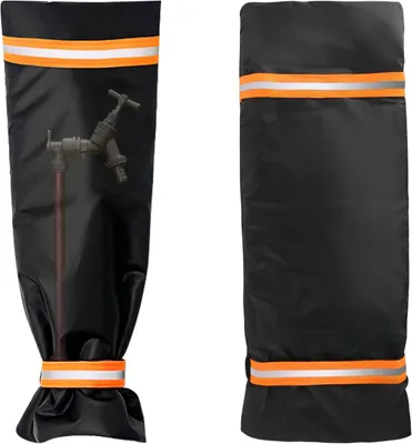 Imagen del producto de Cubierta para grifo exterior con doble capa reflectante, protección de 5 capas, impermeable, para jardín