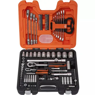 Produktbild von BAHCO Steckschlüsselsatz 1/4" und 1/2" 92-tlg. S910