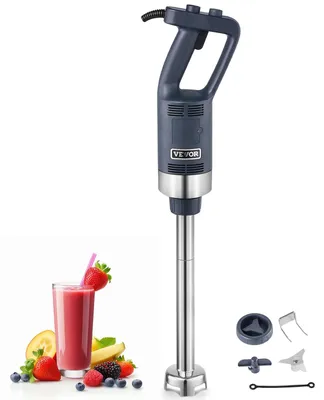 Obrázek produktu pro VEVOR Komerční ruční mixér, vysoce výkonný ruční mixér 500 W, 16palcový mixér s variabilní rychlostí a nerezovým nožem, přenosný víceúčelový mixér na polévky, omáčky