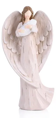 Engelfigur Mutter & Baby, 22 cm, Gedenkgeschenk