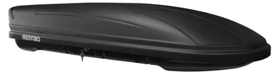 Produktbild von Menabo | Dachbox - 400 L - Schwarz - 165x79x37 cm - 50 kg Tragfähigkeit - Diebstahlsicherung