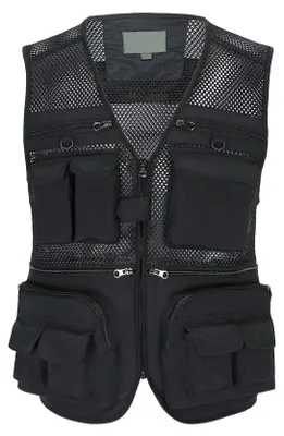 Productafbeelding van Elzusha - Heren Outdoor Viskleding Gilet met Sneldrogend Mesh