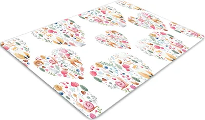 Produktbild von Stuhlunterlage Bürostuhlunterlage 120 cm x 90 cm Bodenmatte Bürostuhlunterlage - Fuchskaninchenherz.