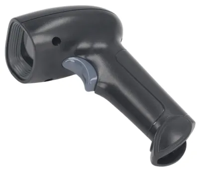 Obrázek produktu pro Čtečka čárových kódů – kabelová USB, bezdrátová 2,4 GHz, CMOS, 1D, 2D, QR – pro sklady, knihovny a supermarkety