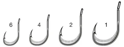 Produktbild von VMC 7302 Drop Shot Hook - 15 Dropshothaken, Größe:Gr. 1