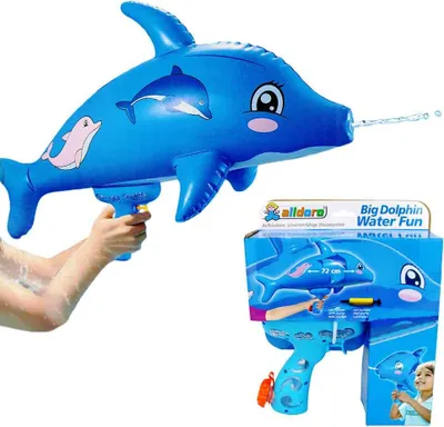 Productafbeelding van Wasserpistole Delfin aufblasbar - ca. 70 cm