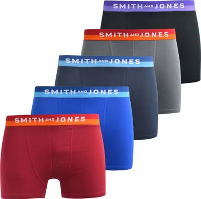 Produktbild von Smith & Jones - "Wrenlow" Boxershorts für Herren(5er-Pack) BG1752 (L) (Bunt)