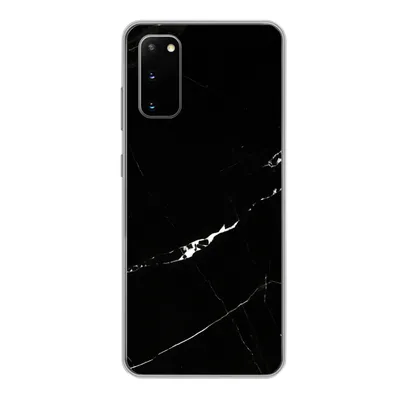 Produktbild von MuchoWow® Handyhülle Schutzhülle Hülle für Samsung Galaxy S20 Marmor - Schwarz - Natursteine Silikon Softcase Handy Hülle - Bild