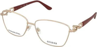 Produktbild von Guess GU50179 032 shiny pale gold 57/14/140 Damen Brillen