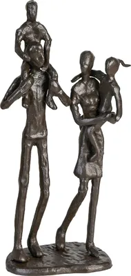 Produktbild von Casablanca by Gilde Dekofigur Design Skulptur Family brüniert H. 22 cm,74571